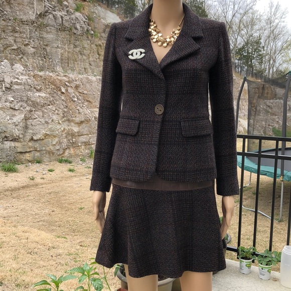 CHANEL Dresses & Skirts - Authentic Chanel mini skirt suit